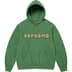 Supreme Collegiate Acronym Hooded Sweatshirt - Dusty Green (front)