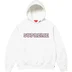 Supreme Collegiate Acronym Hooded Sweatshirt - White (front)