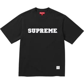 Supreme Collegiate Appliqué S/S Top Black