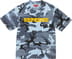 Supreme Collegiate Appliqué S/S Top - Blue Camo (front)