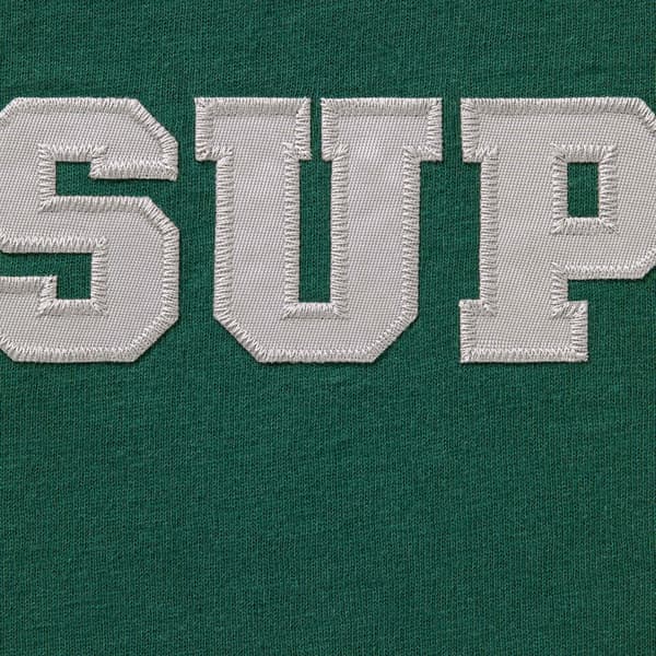 Supreme Collegiate Appliqué S/S Top - Dark Green (front)