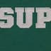 Supreme Collegiate Appliqué S/S Top - Dark Green (front)