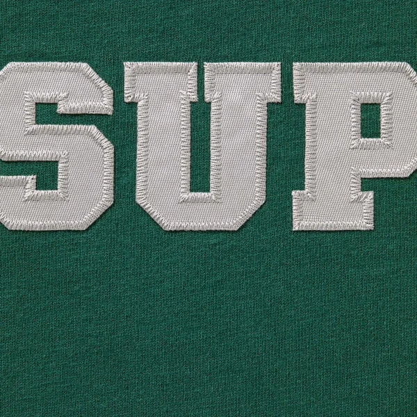 Supreme Collegiate Appliqué S/S Top - Dark Green (front)