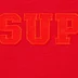 Supreme Collegiate Appliqué S/S Top - Red (front)
