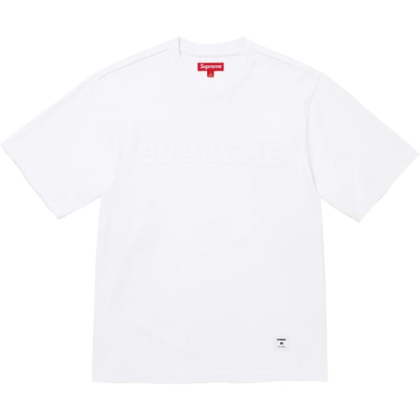 Supreme Collegiate Appliqué S/S Top - White (front)