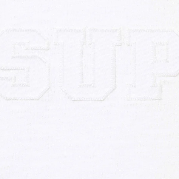 Supreme Collegiate Appliqué S/S Top - White (front)
