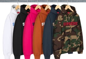 Supreme Collegiate Appliqué Zip Up Hooded Sweatshirt