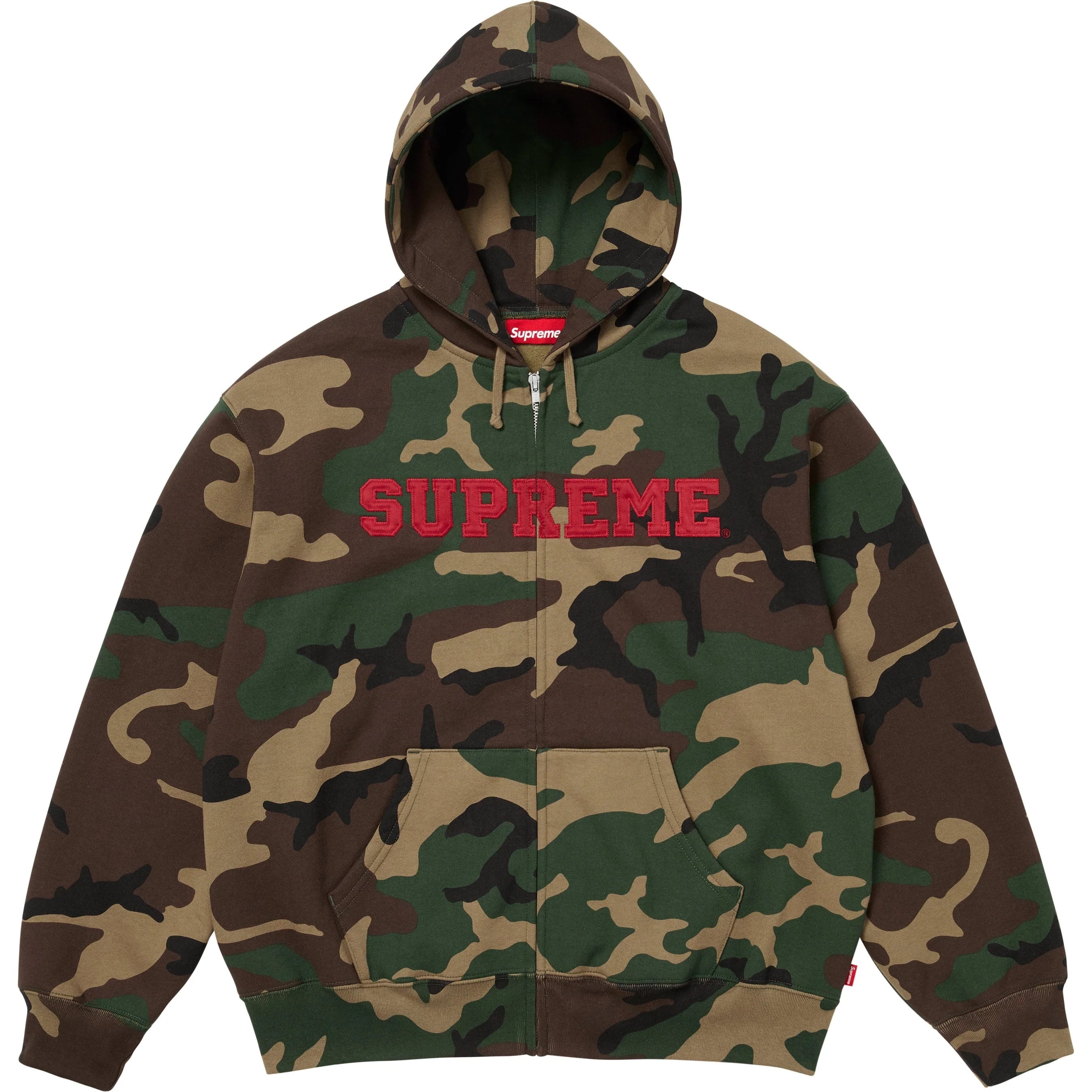 Supreme Collegiate Appliqué Zip Up Hooded Sweatshirt colorway 6