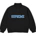 Supreme Collegiate Half Zip Pullover - Black (front)