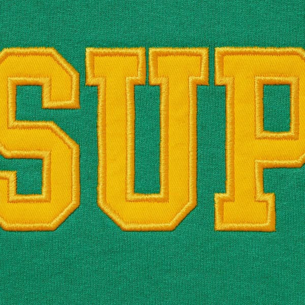 Supreme Collegiate Half Zip Pullover - Light Pine (front)