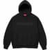 Supreme Collegiate Hooded Sweatshirt - Black (front)