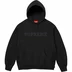 Supreme Collegiate Hooded Sweatshirt - Black (front)