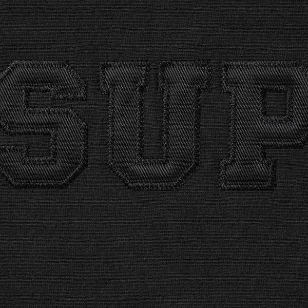 Supreme Collegiate Hooded Sweatshirt - Black (front)