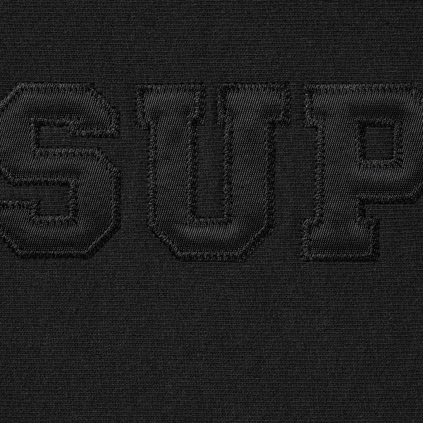 Supreme Collegiate Hooded Sweatshirt - Black (front)
