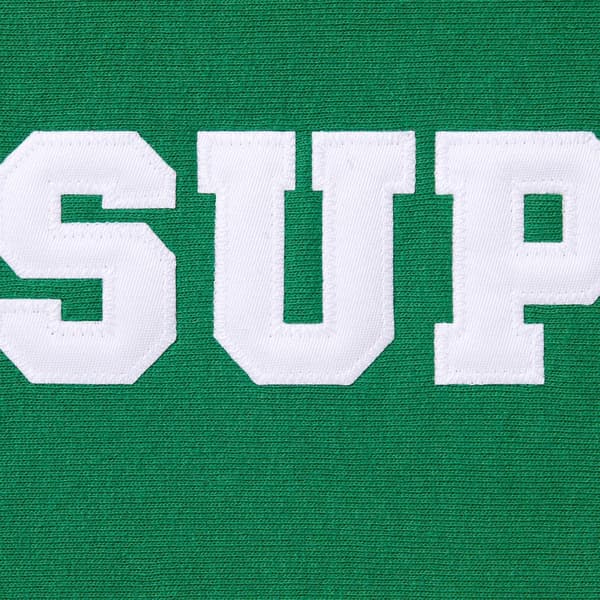 Supreme Collegiate Hooded Sweatshirt - Dark Green (front)