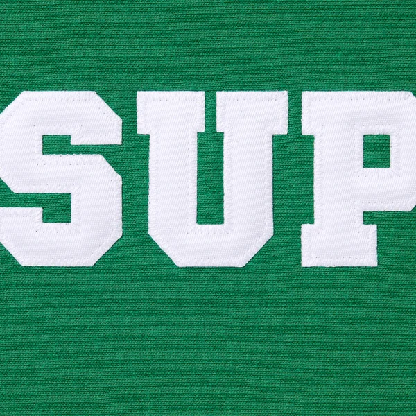 Supreme Collegiate Hooded Sweatshirt - Dark Green (front)