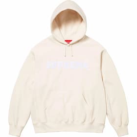 Supreme Collegiate Hooded Sweatshirt Natural