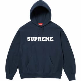 Supreme Collegiate Hooded Sweatshirt Navy
