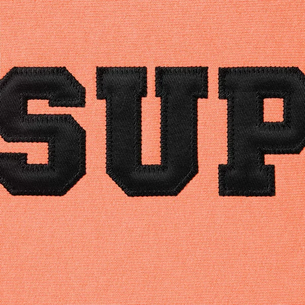 Supreme Collegiate Hooded Sweatshirt - Peach (front)