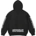 Supreme Collegiate Sleeve Hooded Sweatshirt - Black (front)