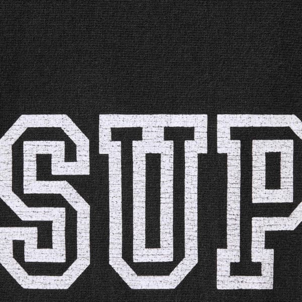 Supreme Collegiate Sleeve Hooded Sweatshirt - Black (front)