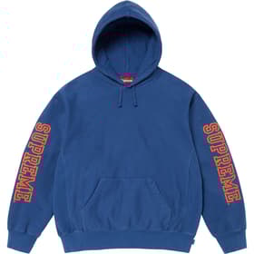 Supreme Collegiate Sleeve Hooded Sweatshirt Dark Royal