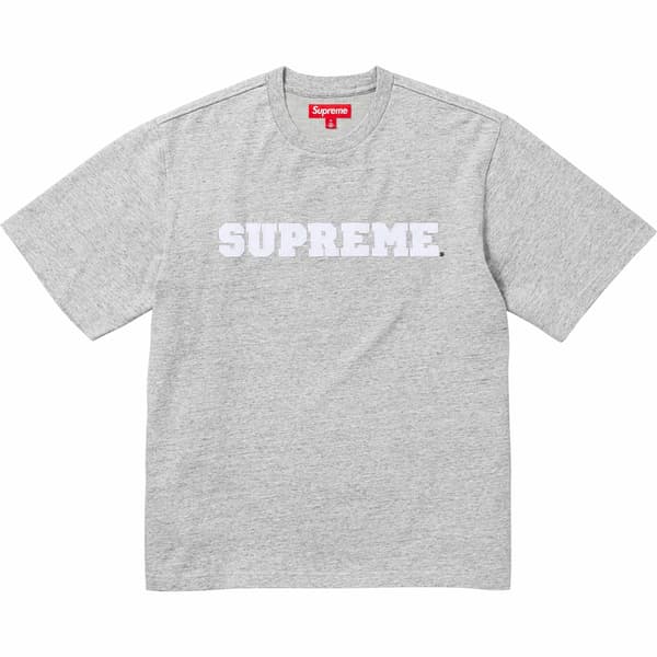 Supreme Collegiate S/S Top - Heather Grey (front)