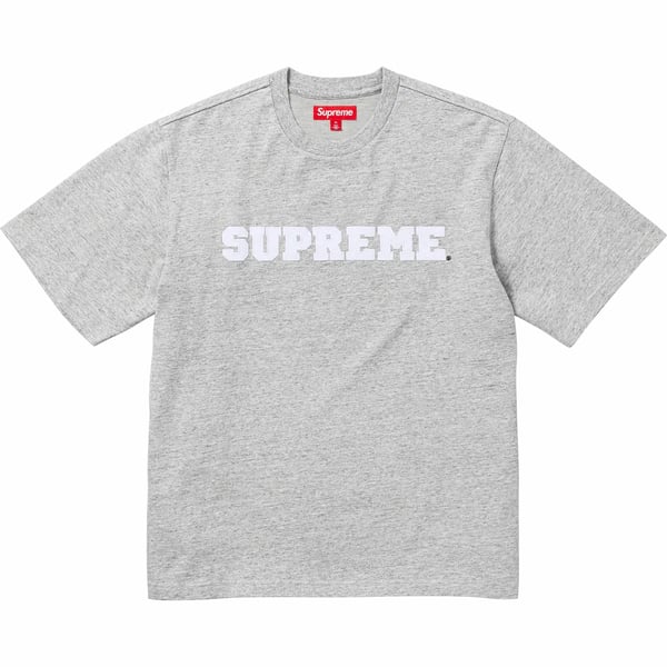 Supreme Collegiate S/S Top - Heather Grey (front)