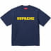 Supreme Collegiate S/S Top - Navy (front)