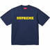 Supreme Collegiate S/S Top - Navy (front)