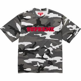 Supreme Collegiate S/S Top Snow Camo