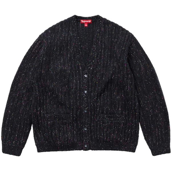 Supreme Confetti Cardigan - Black (front)