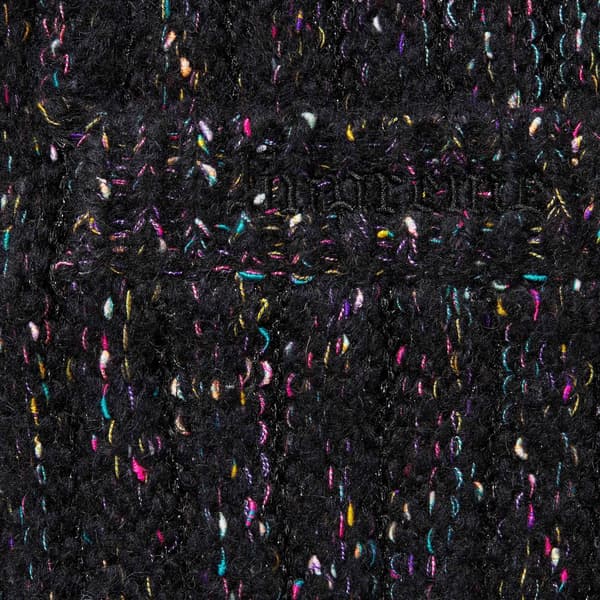 Supreme Confetti Cardigan - Black (front)