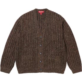 Supreme Confetti Cardigan Brown