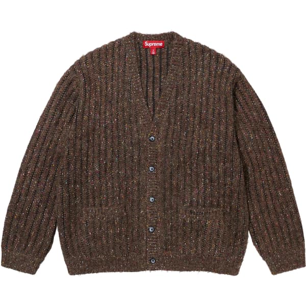 Supreme Confetti Cardigan - Brown (front)