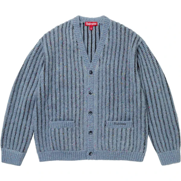 Supreme Confetti Cardigan - Slate (front)