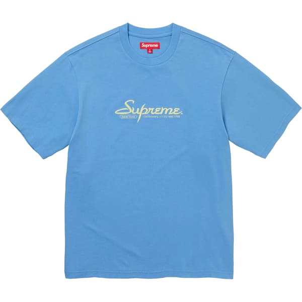 Supreme Contact S/S Top - Dusty Blue (front)