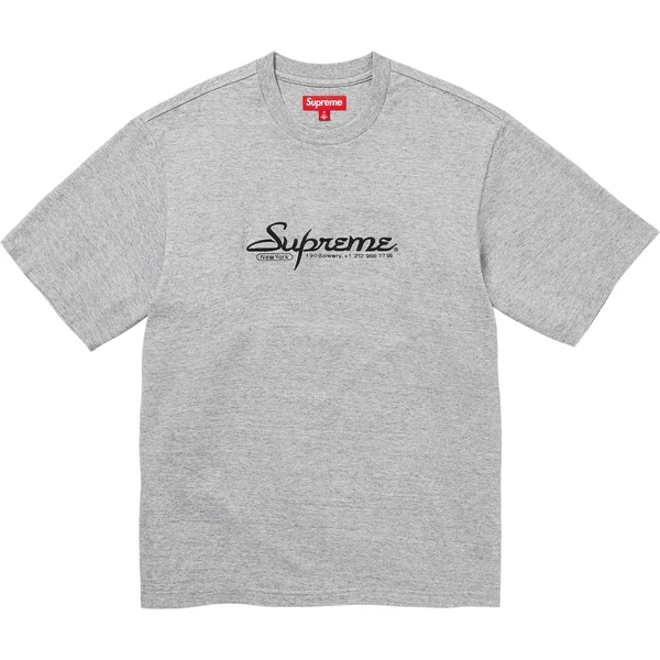 Supreme Contact S/S Top - Heather Grey (front)