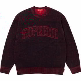 Supreme Contrast Arc Sweater Black