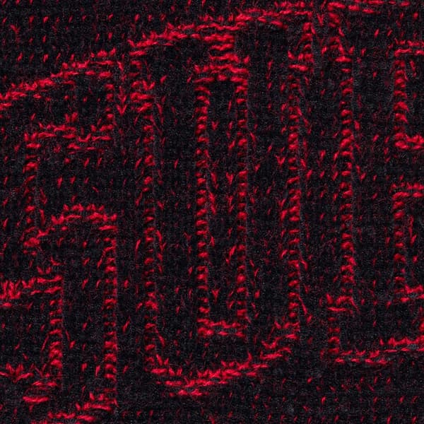 Supreme Contrast Arc Sweater - Black (front)