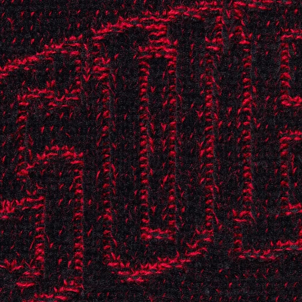 Supreme Contrast Arc Sweater - Black (front)