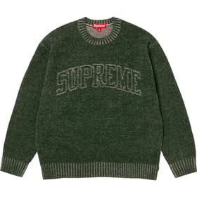 Supreme Contrast Arc Sweater Olive