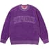 Supreme Contrast Arc Sweater - Purple (front)