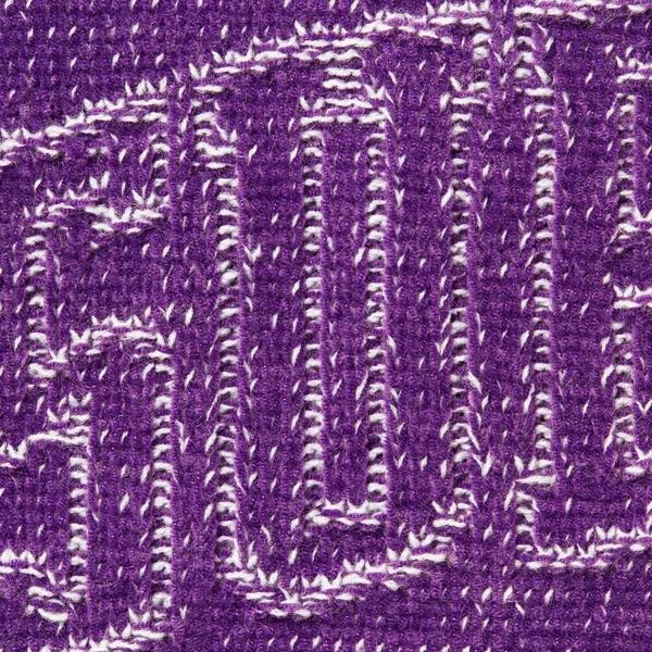 Supreme Contrast Arc Sweater - Purple (front)