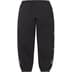 Supreme Contrast Cutout Sweatpant - Black (front)