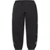 Supreme Contrast Cutout Sweatpant - Black (front)