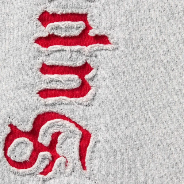 Supreme Contrast Cutout Sweatpant - Heather Grey (front)