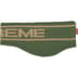 Supreme Contrast Logo Headband - Olive (front)