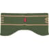 Supreme Contrast Logo Headband - Olive (front)