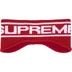 Supreme Contrast Logo Headband - Red (front)